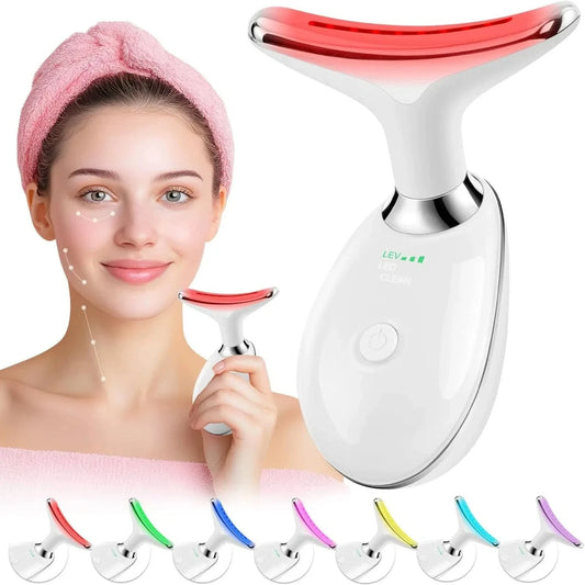 7-Color LED Face & Neck Massager